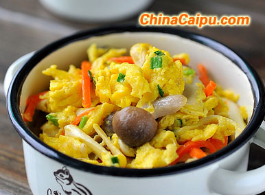 鮮菌菇滑蛋-起舞食譜網