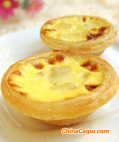 圖片[1]-晶瑩剔透的蘆薈蛋撻-起舞食譜網