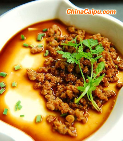 肉末豆腐蛋羹-起舞食譜網(wǎng)