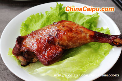 起舞食譜網-蜜汁醬烤鴨腿的做法