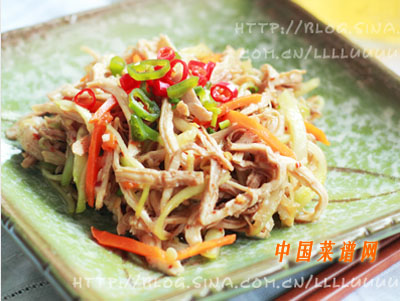 涼拌麻辣雞絲的做法 涼拌麻辣雞絲怎么做-起舞食譜網(wǎng)