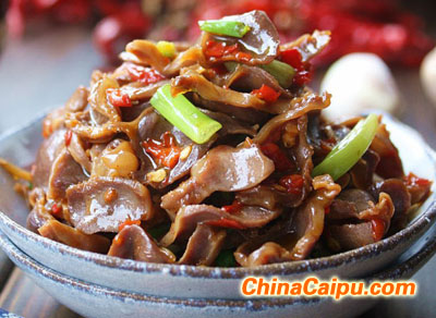 剁椒炒雞胗
