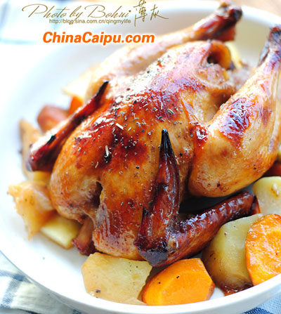 起舞食譜網(wǎng)-什蔬烤雞