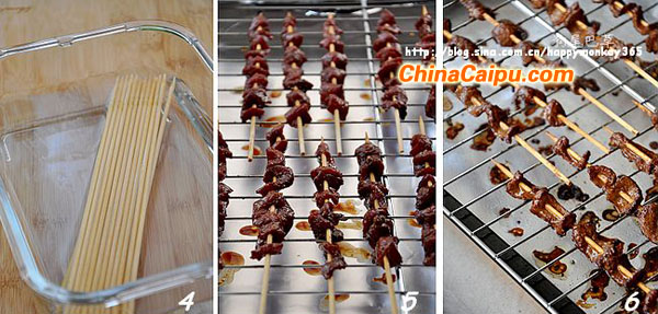 沙茶醬烤牛肉串