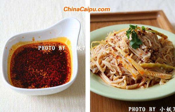 紅油冬筍金針菇