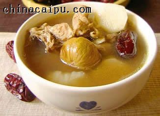 三寶土雞湯-起舞食譜網(wǎng)