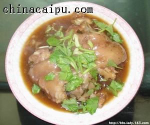 冰糖肘子-起舞食譜網