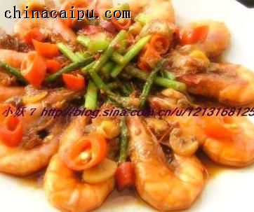 麻辣蘆筍蝦的做法-起舞食譜網(wǎng)