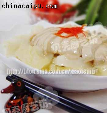 卷心菜釀白靈菇