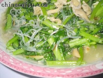 茼蒿燒蛤蜊的做法