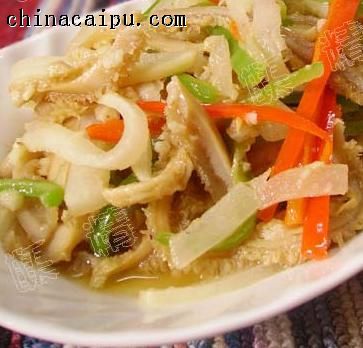 酸蘿卜炒肚絲-起舞食譜網(wǎng)