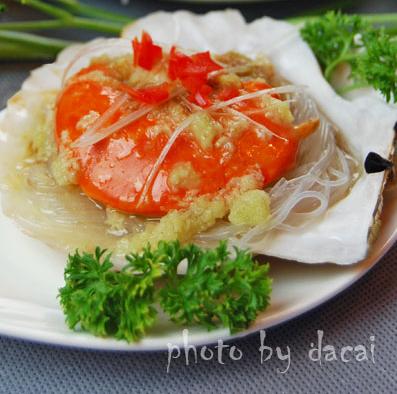 蒜蓉粉絲蒸扇貝