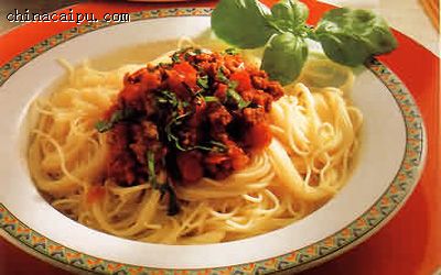 西紅柿醬汁意大利面的做法-起舞食譜網