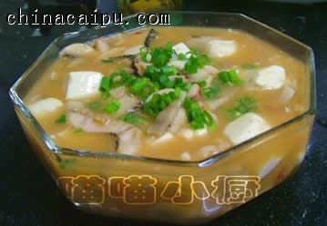豆腐燴魚(yú)片