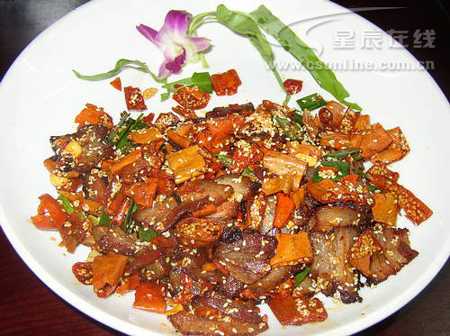 湘西部落特色菜:湘西烤肉