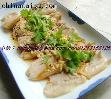 蒜泥白肉的做法-起舞食譜網(wǎng)