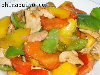 起舞食譜網(wǎng)-彩椒雞片的做法