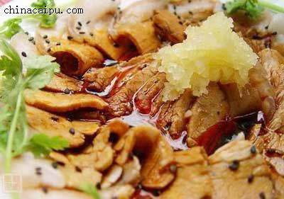 起舞食譜網(wǎng)-蒜泥白肉片的做法