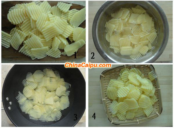 圖片[2]-自制酥脆薯片-起舞食譜網