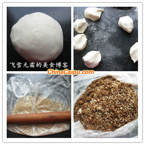 圖片[3]-芝麻紅糖三角包-起舞食譜網