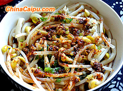 油潑豆芽棍棍面-起舞食譜網(wǎng)