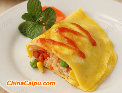 圖片[5]-蛋包飯做法（2）-起舞食譜網