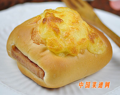 午餐肉芝士面包