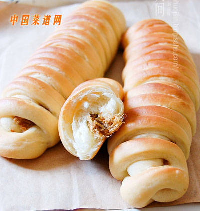 毛毛蟲肉松面包