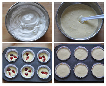 圖片[3]-櫻桃酸奶紙杯蛋糕-起舞食譜網