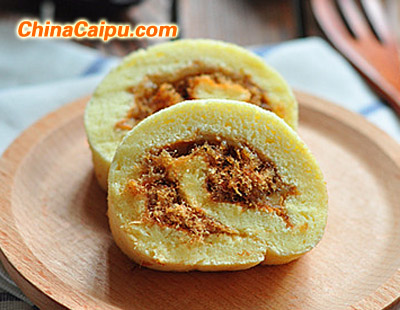 圖片[1]-肉松蛋糕卷(6)-起舞食譜網