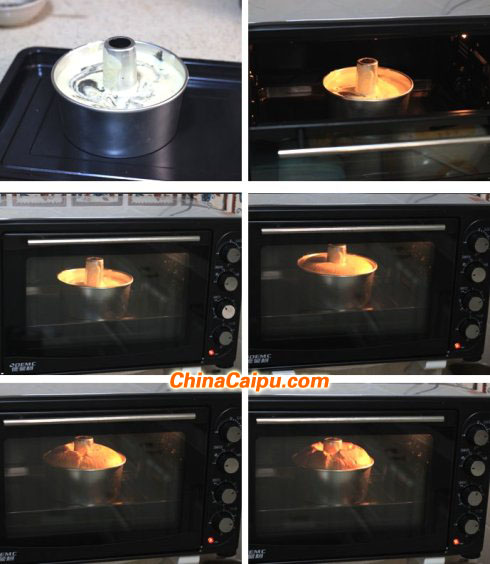 黑芝麻戚風蛋糕(3)