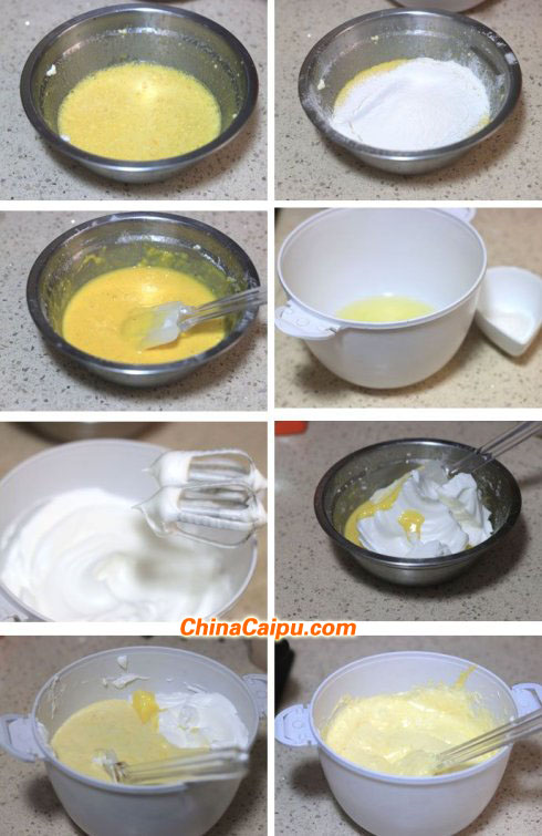 黑芝麻戚風蛋糕(3)