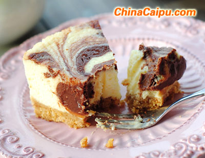 大理石重乳酪蛋糕-起舞食譜網