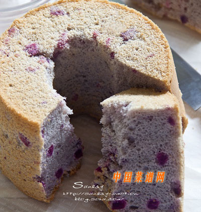 紫薯戚風-起舞食譜網