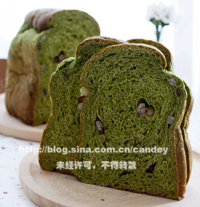 圖片[1]-抹茶蜜豆吐司-起舞食譜網(wǎng)