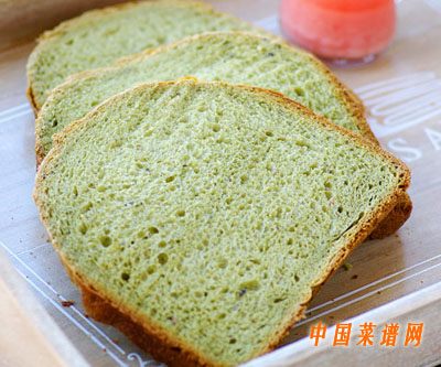 抹茶蜜豆吐司(面包機版)-起舞食譜網