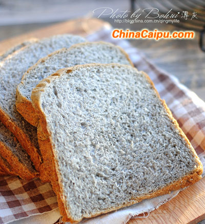 圖片[1]-黑芝麻粉吐司-起舞食譜網