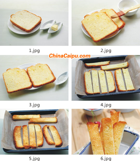 黃油吐司脆條