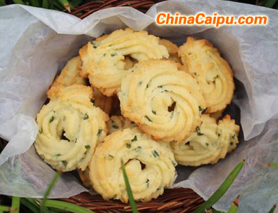 蔥香曲奇的做法-起舞食譜網