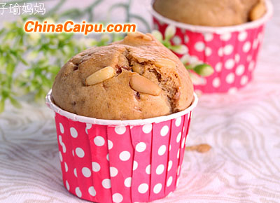 草莓醬松子瑪芬-起舞食譜網(wǎng)