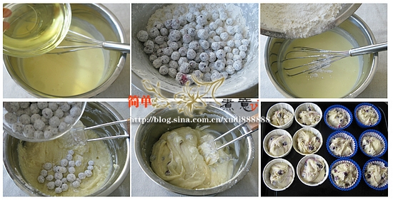 圖片[3]-藍莓芝士馬芬蛋糕-起舞食譜網