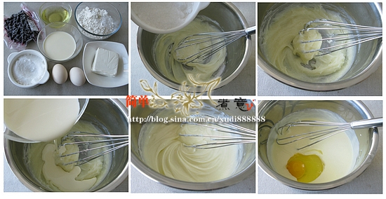 圖片[2]-藍莓芝士馬芬蛋糕-起舞食譜網