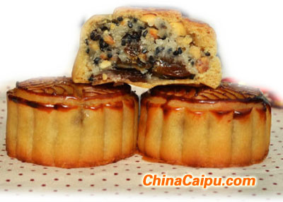 圖片[1]-廣式五仁月餅-起舞食譜網