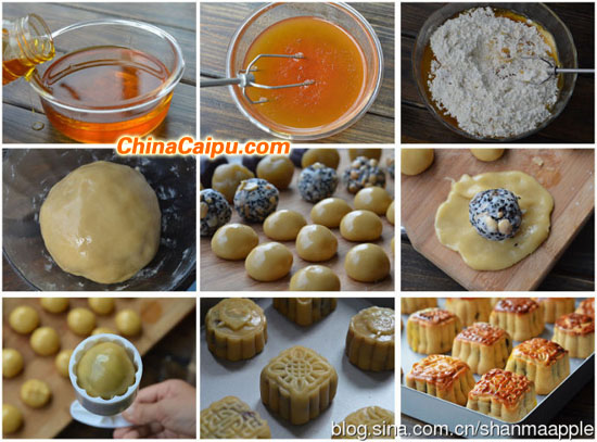 圖片[2]-廣式五仁月餅-起舞食譜網