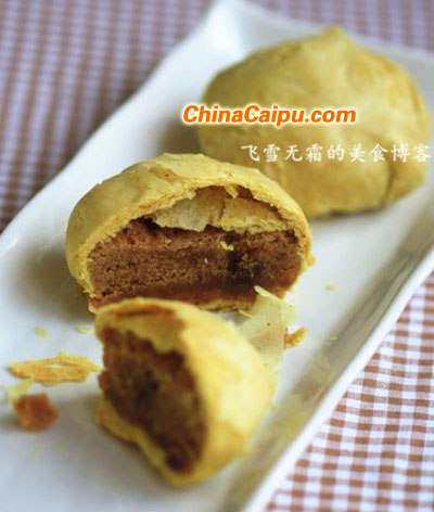 圖片[1]-咖喱肉松月餅-起舞食譜網(wǎng)