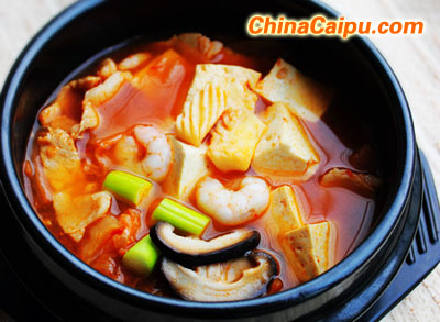 韓式豆腐鍋-起舞食譜網