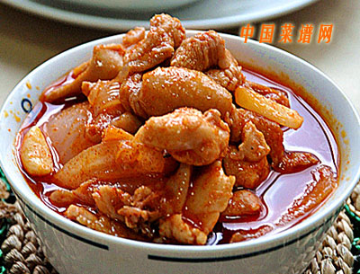 韓式辣醬炒雞肉-起舞食譜網