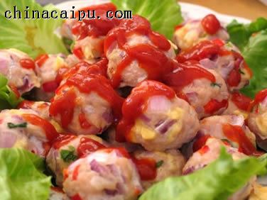 番茄芝士丸子-起舞食譜網