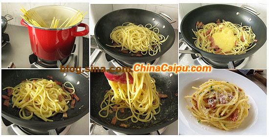 圖片[3]-意大利培根雞蛋面-起舞食譜網