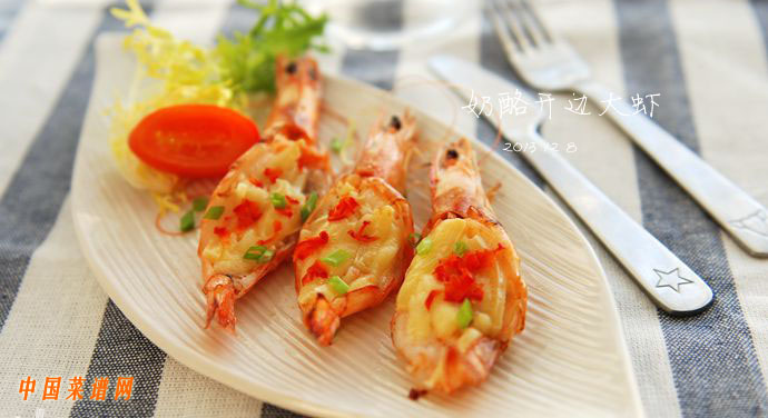 圖片[5]-奶酪焗開背大蝦-起舞食譜網